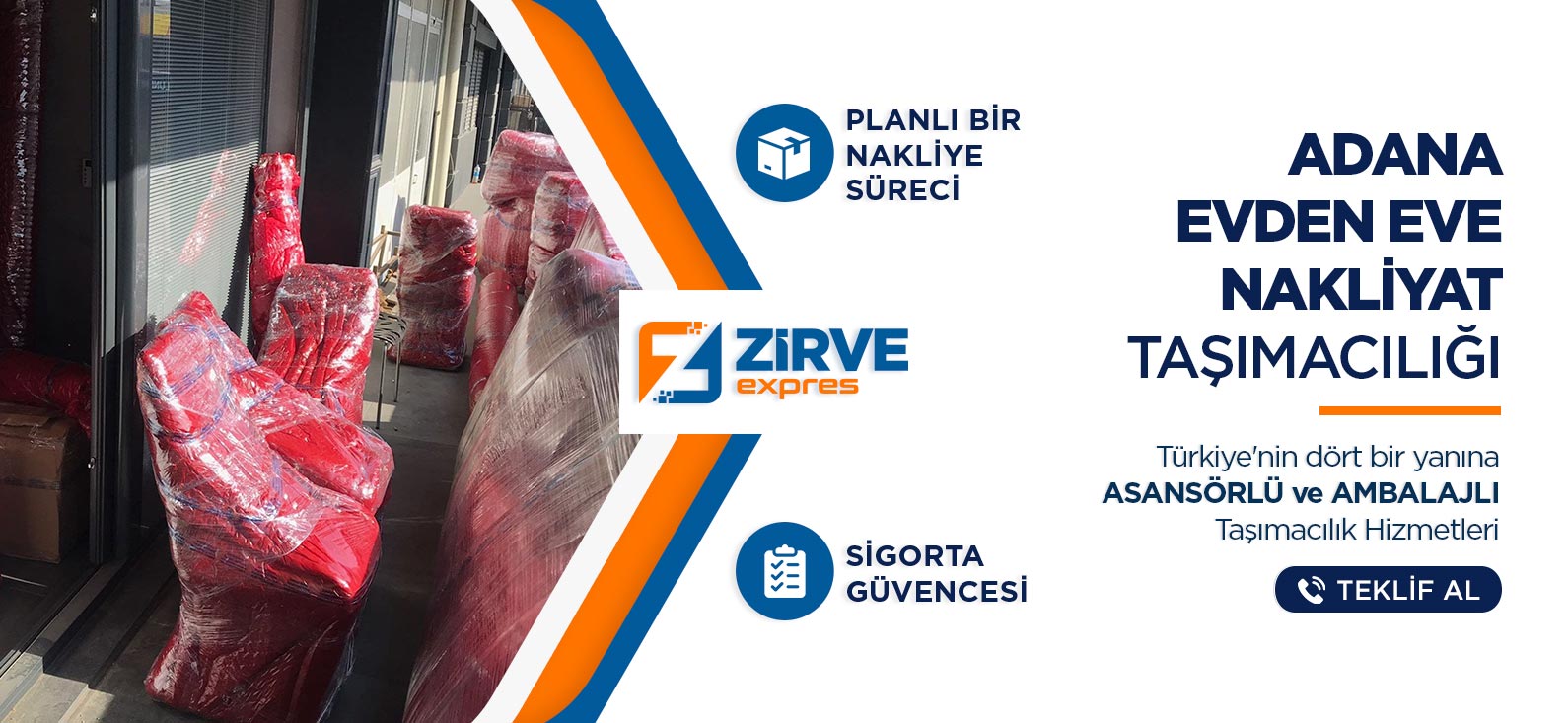Adana Evden Eve Nakliyat - Adana Zirve Expres
